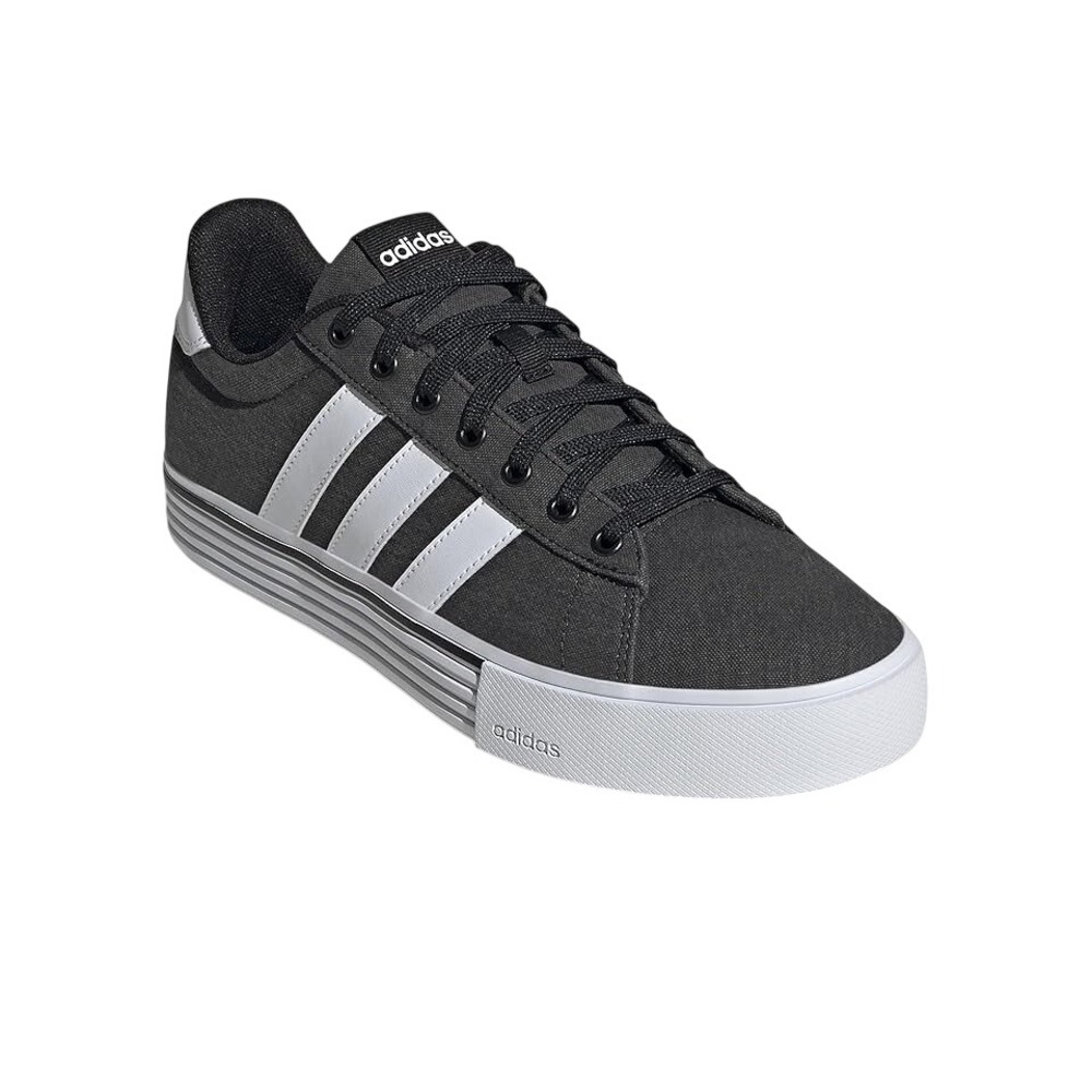 Adidas Daily 4.0 Sneakers Carbon Grey White Canvas Low Top UNISEX